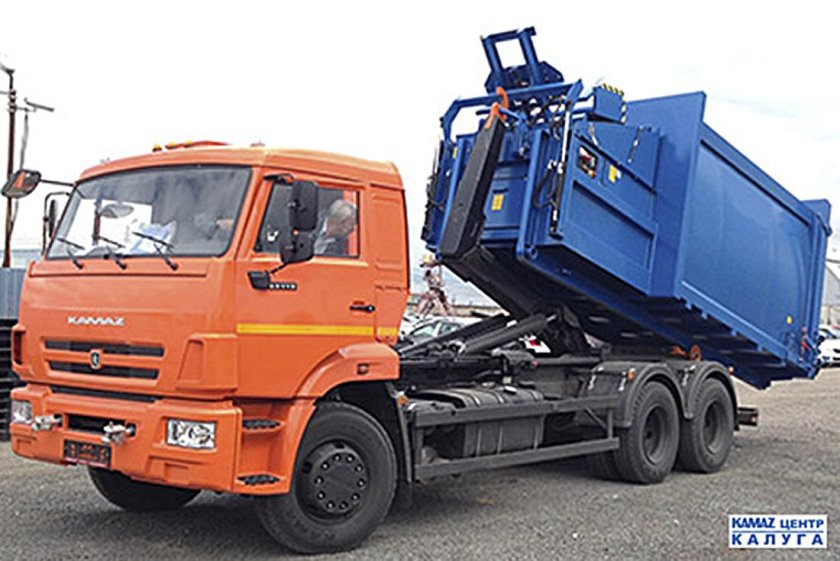 КАМАЗ 65115 пухтовоз