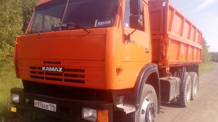 КАМАЗ 55102 оранжевый