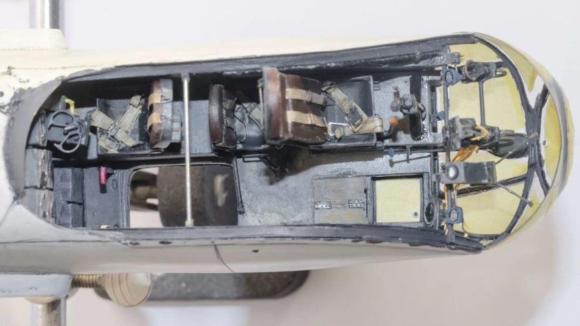 Кабина стрелка радиста пе-2