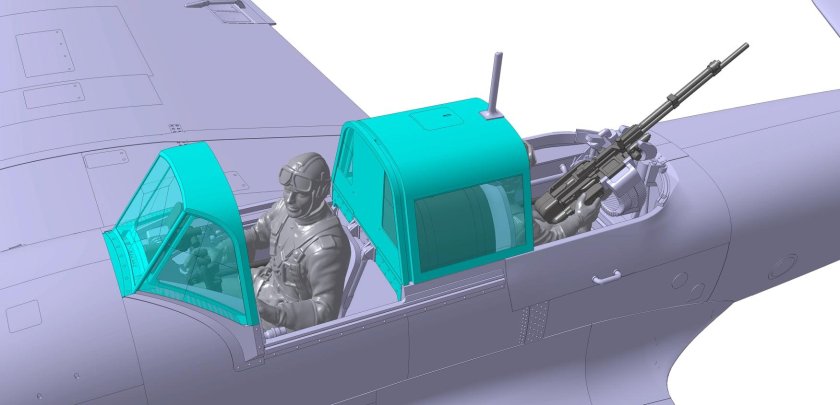 Ил-2 Штурмовик кабина стрелка