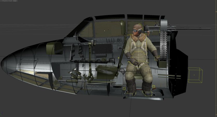 Самолет пе-2 кабина пилота