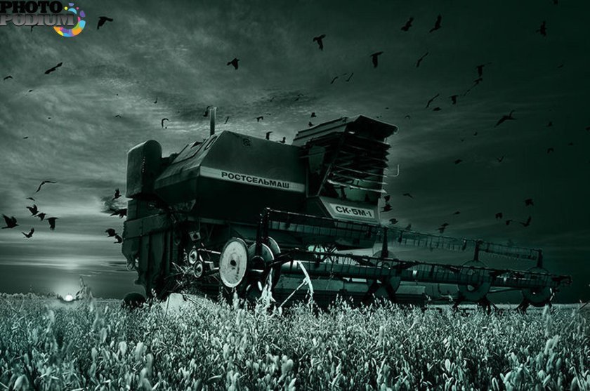 Ростсельмаш комбайны в поле fs22