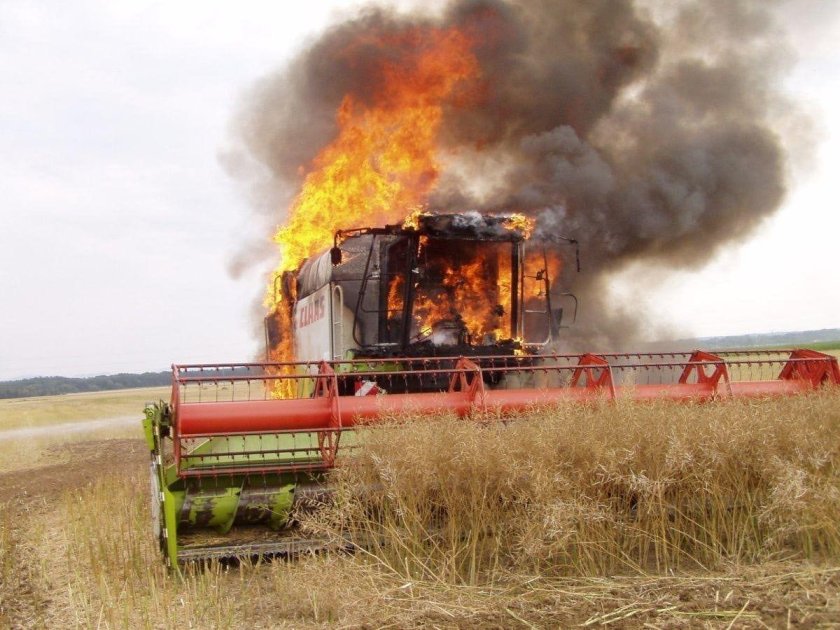 Пожары в сельзкохозяйстве