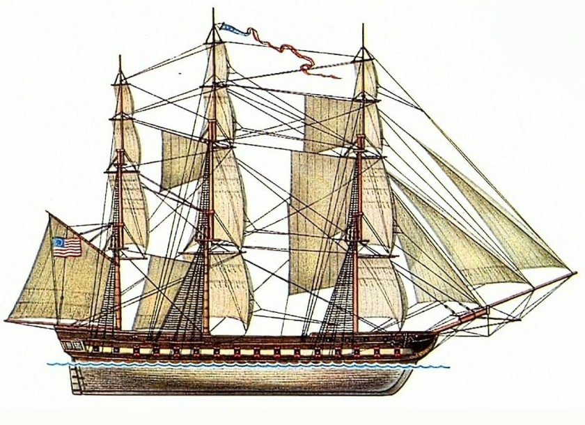 Парусные корабли 17 века Корвет