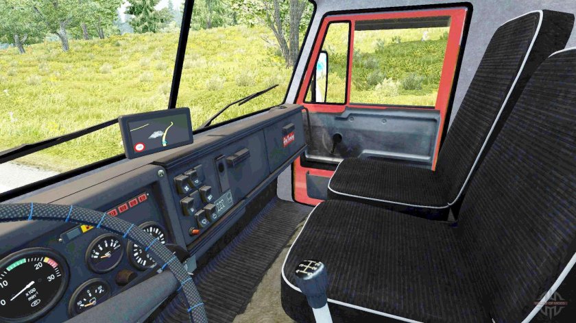 КАМАЗ 53212 салон кабины