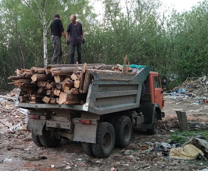 Дрова самосвал