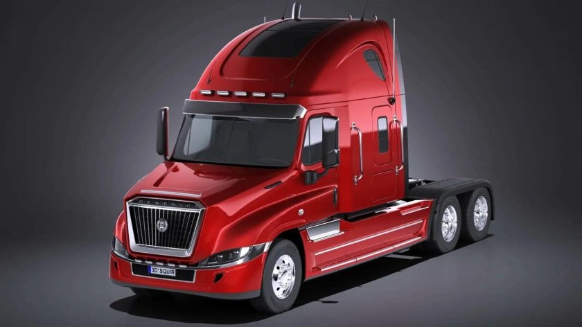 Капотный Мерседес тягач