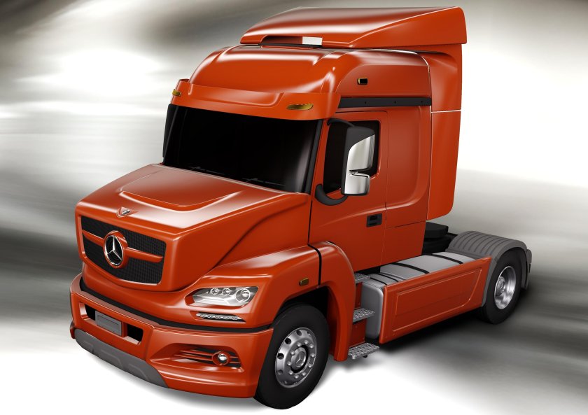 Капотный грузовик Мерседес