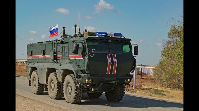 КАМАЗ Тайфун-к 63968 в Сирии