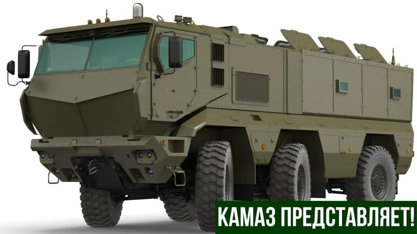КАМАЗ Тайфун белый фон