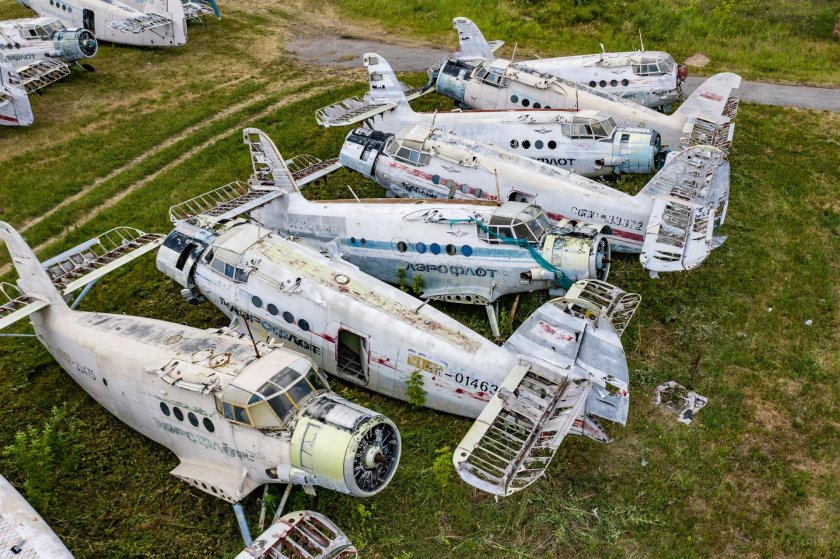 Кладбище самолетов в Монино