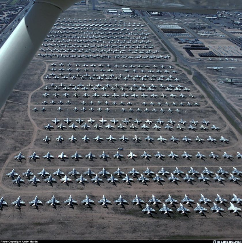 Тусон Аризона кладбище самолетов