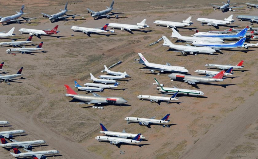 Кладбище самолетов Боинг 747