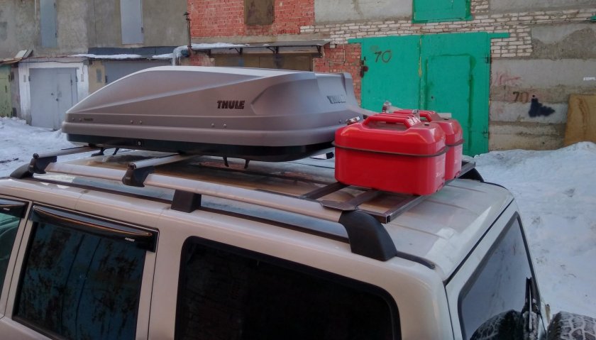 Крепление канистры на УАЗ Патриот