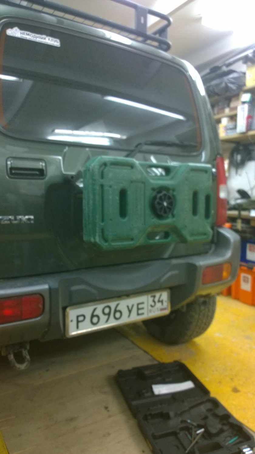 Канистра вместо запаски УАЗ Патриот