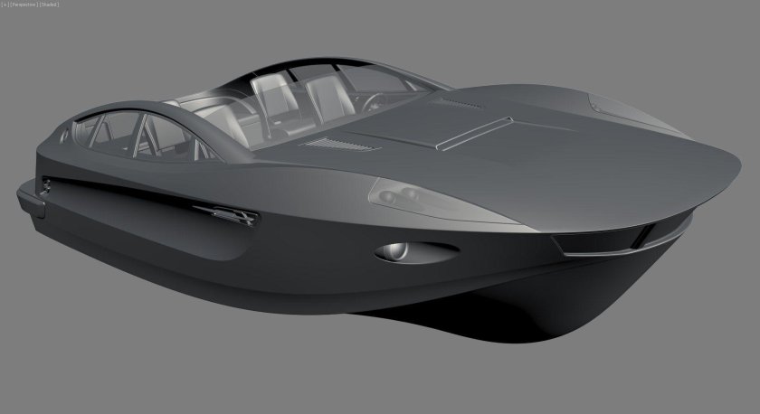 Лодка автомобиль