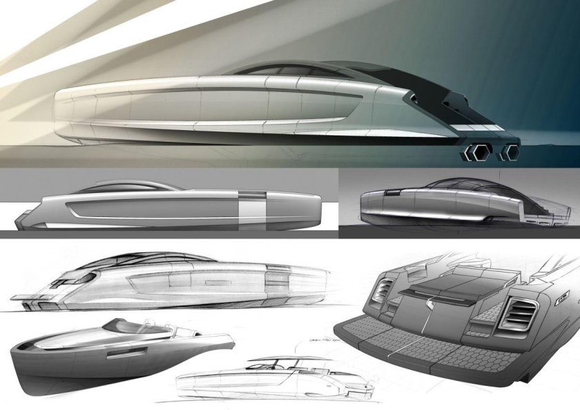 Катер концепт десинг