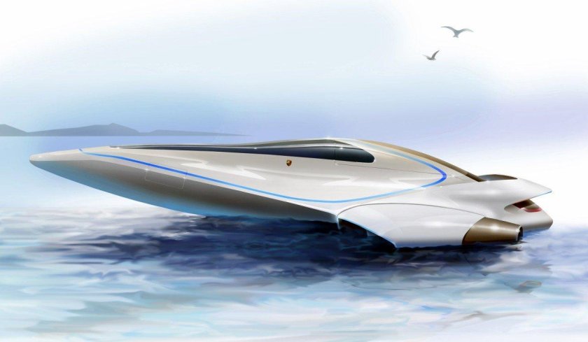 Яхта экраноплан