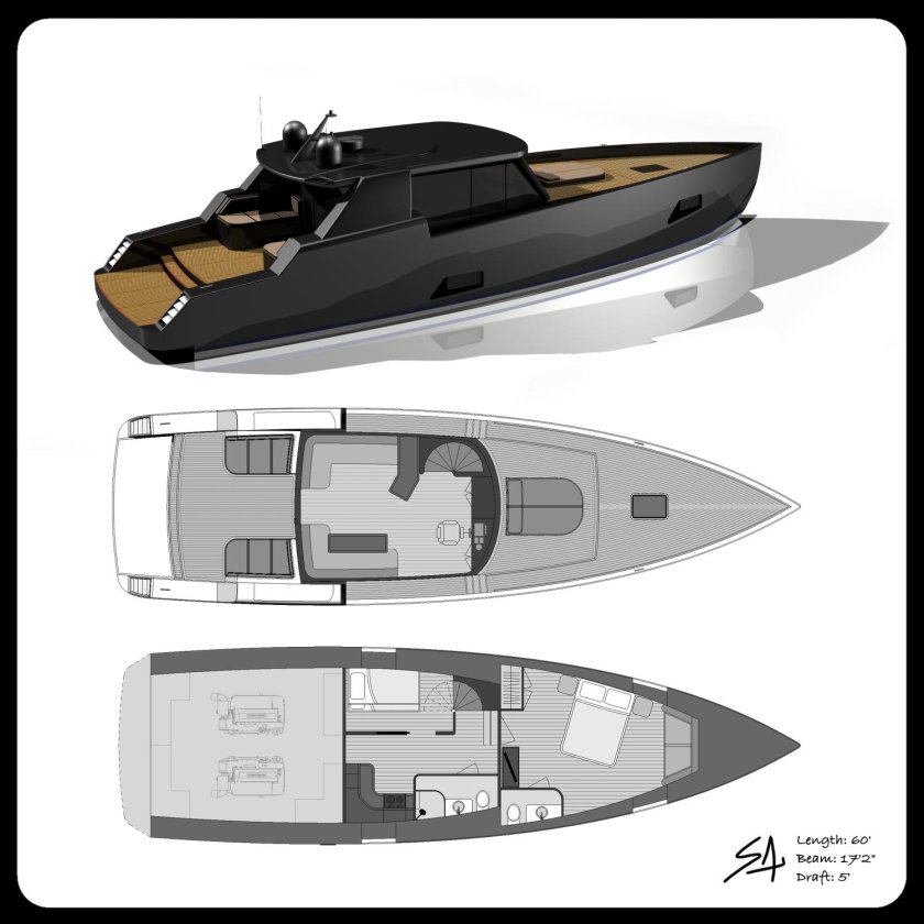 Serene 745 катер