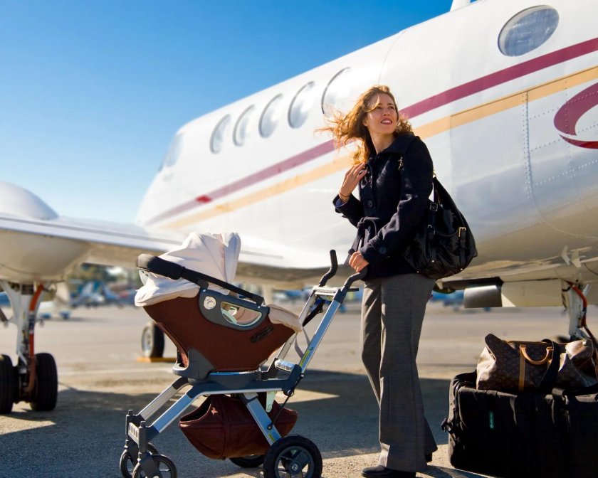 Коляска в аэропорту