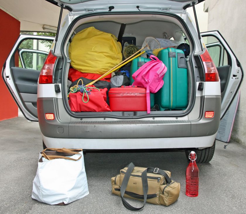 Машина с багажом