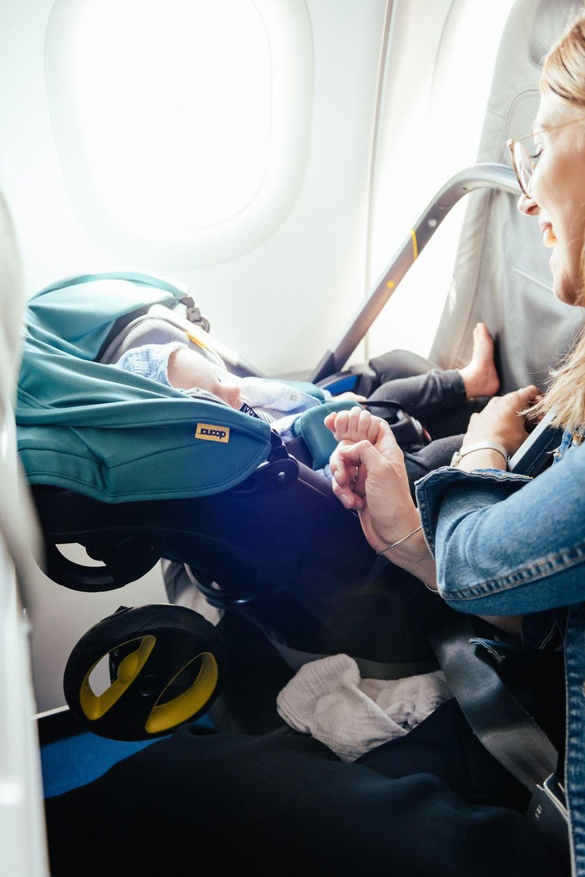Doona в самолете