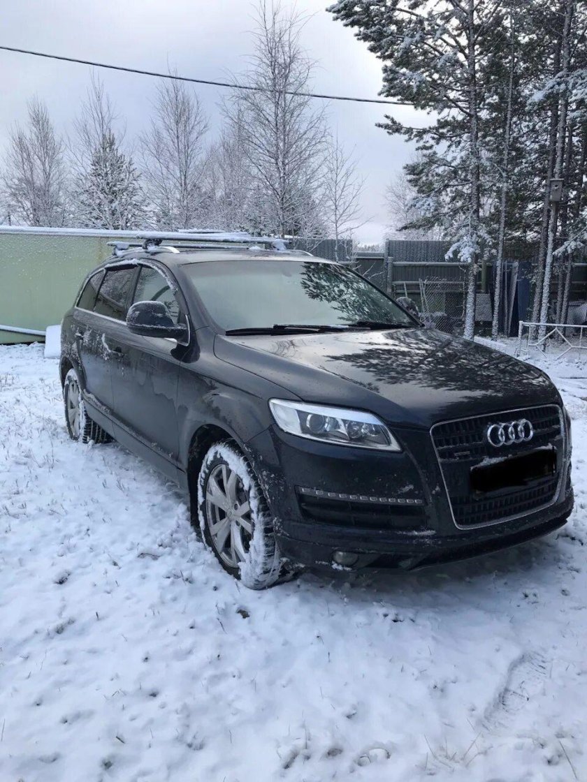 Ауди q7 снег