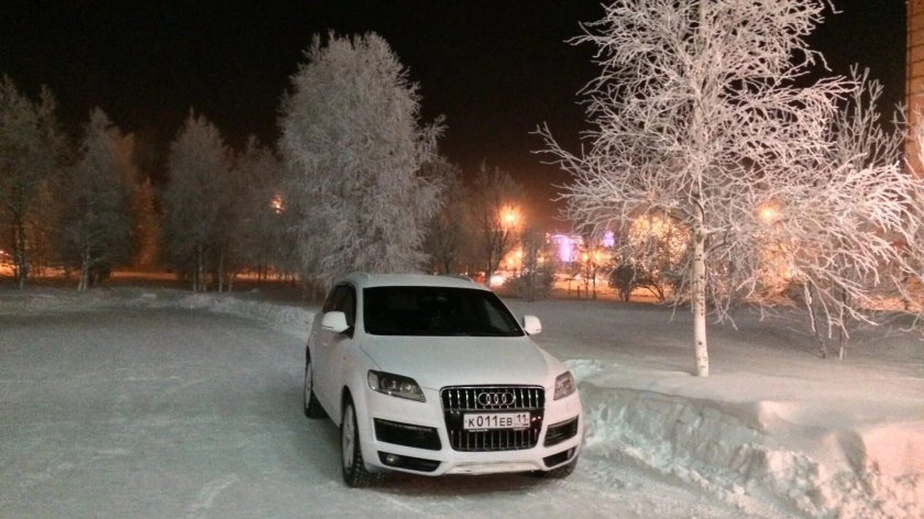 Ауди q7 зима