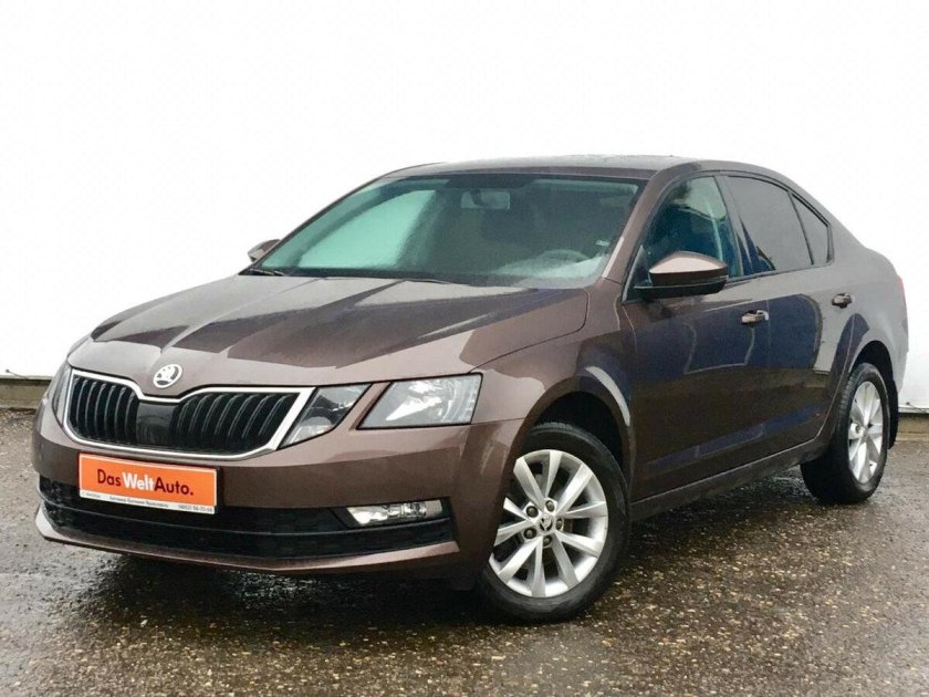 Skoda Octavia, 2018 коричневый