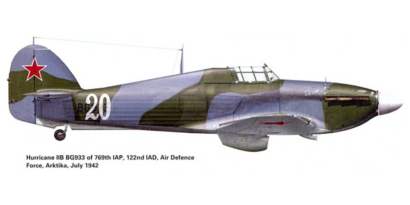 Харрикейн звезда 1/72