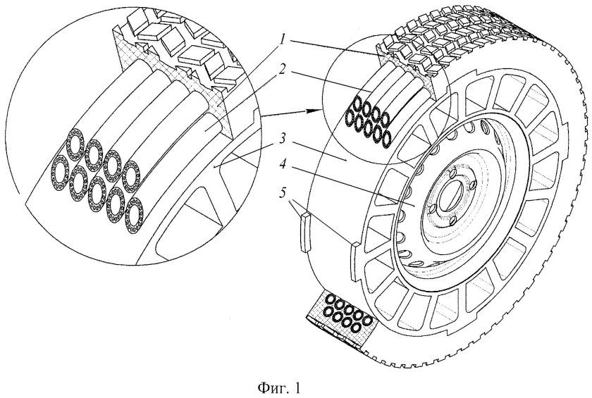 Чертеж безвоздушной шины