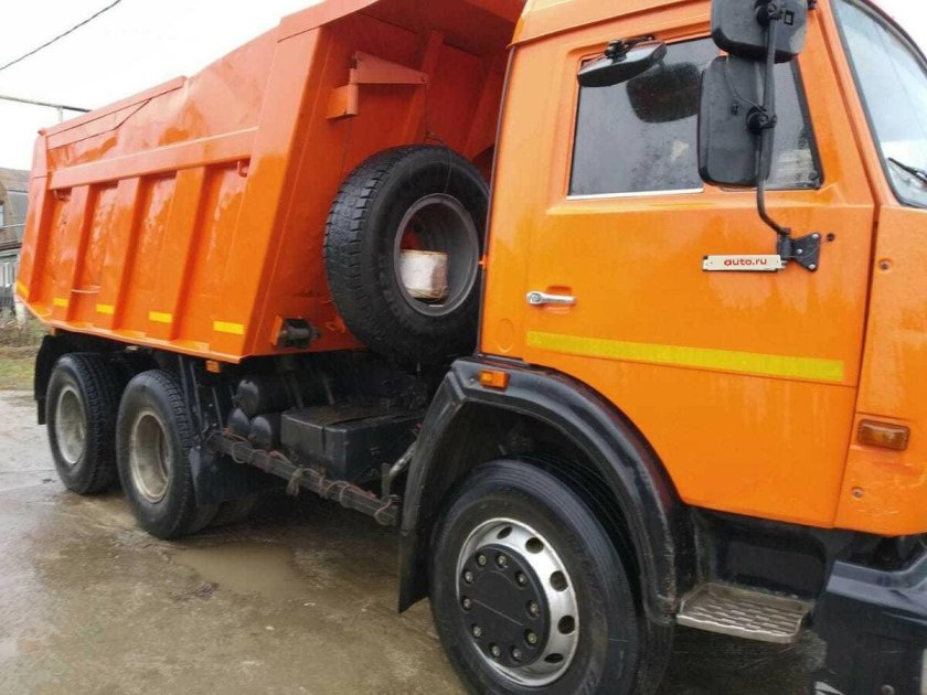 КАМАЗ 65115 оранжевый