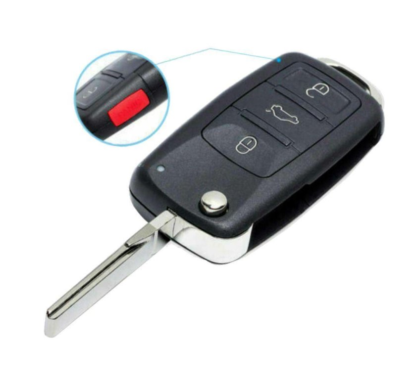 Корпус ключа Volkswagen 3 кнопки +Panic
