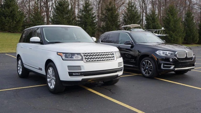 БМВ х5 и Рендж Ровер