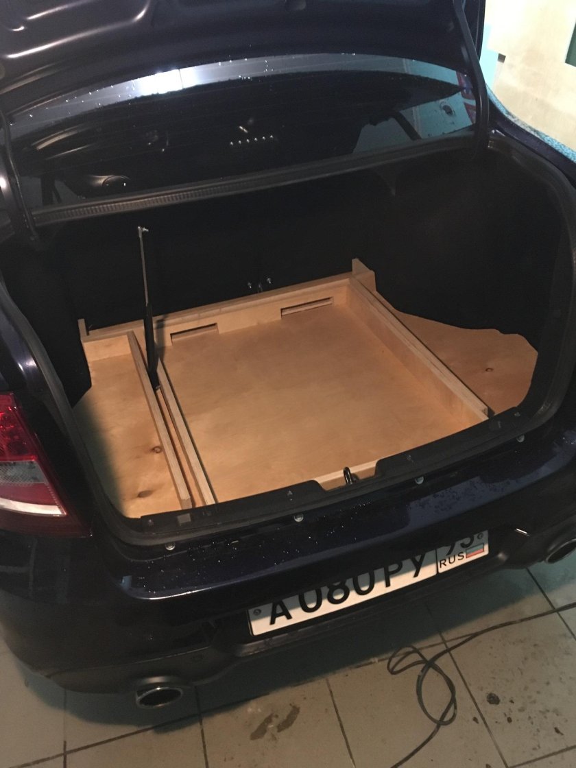 Фальшпол в багажник Гранта фл