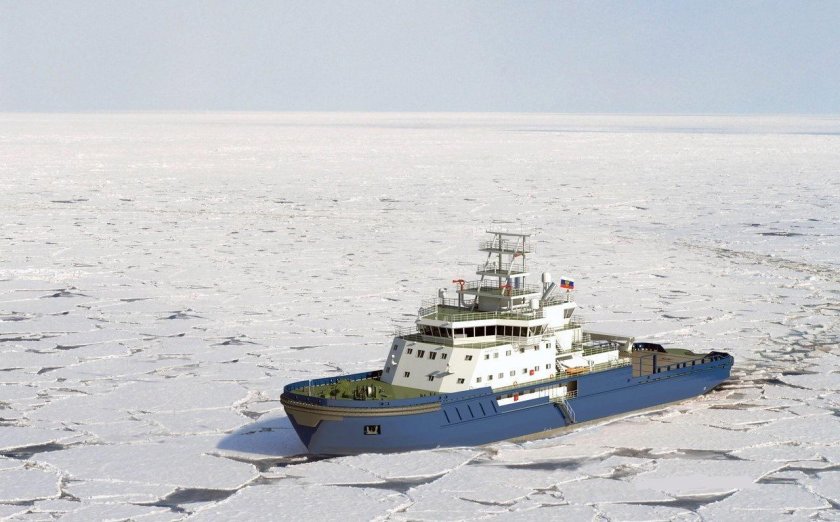 Ледокол Обь проекта Aker Arc 124