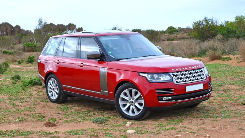 Рендж Ровер красный