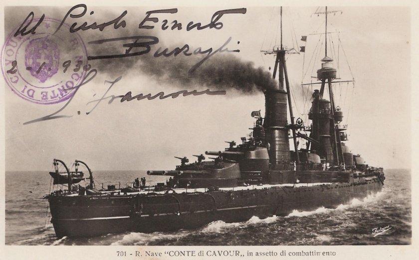 Итальянский линкор Конте ди Кавур