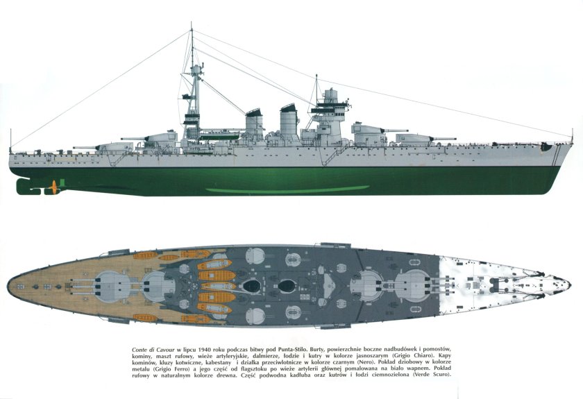Conte di Cavour линкор