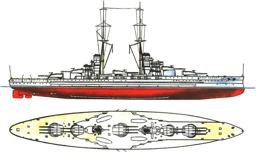 Линкор Новороссийск Конте ди Кавур