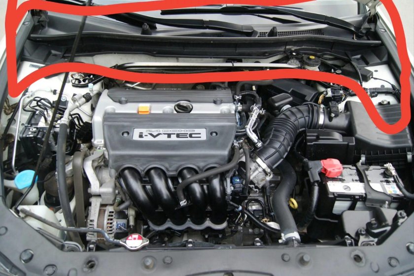 Хонда Аккорд 2008 под капотом