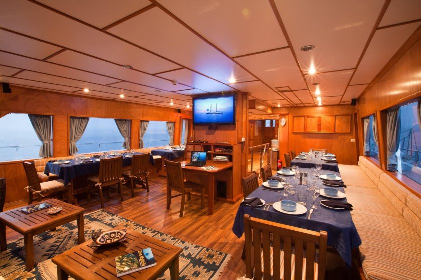 Корабль Каравелла интерьер каюты капитана