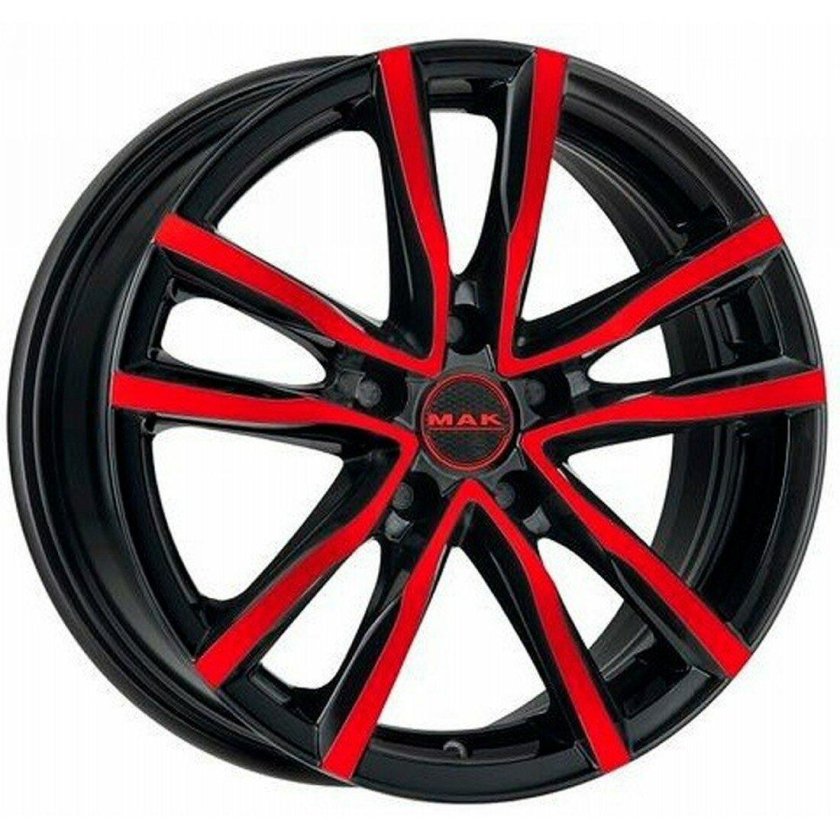 Диск Mak Milano 7,0x17 5x114,3 et40 dia 76,0 Black and Red