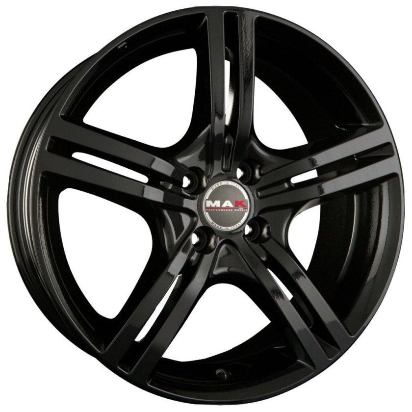 Диск Mak Milano 7,0x17 5x114,3 et40 dia 76,0 Black and Red