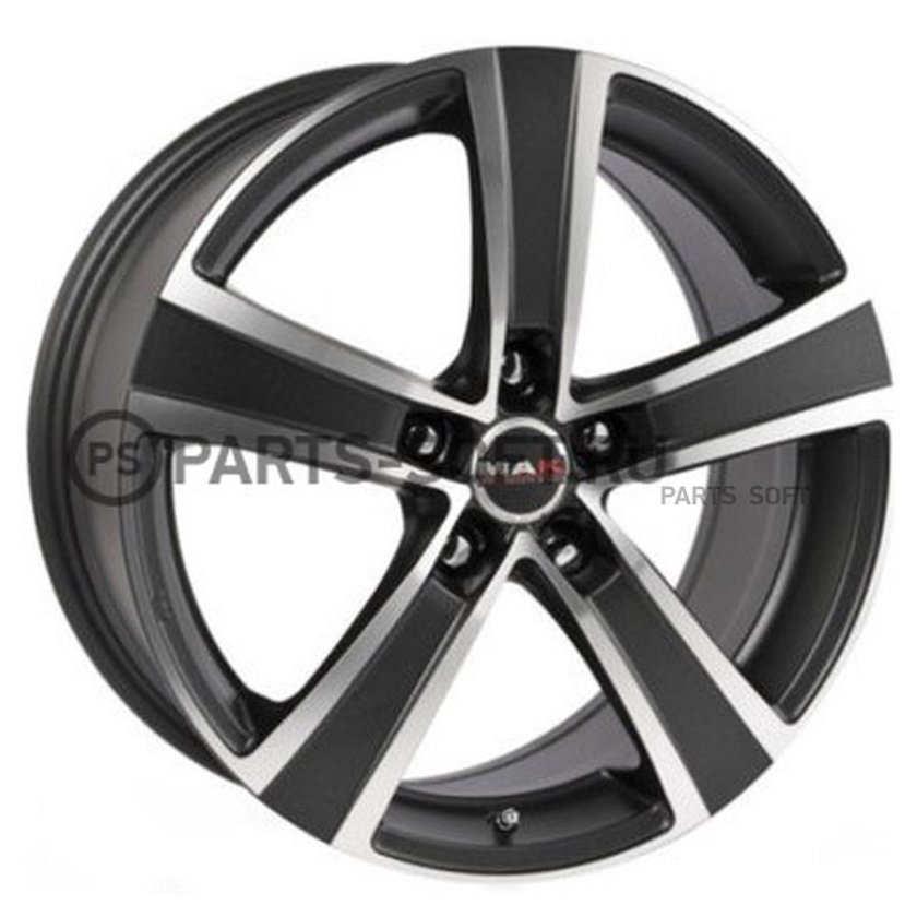 Колесный диск Mak f5 7x17/5x114.3 d60.1 et45 Ice Superdark
