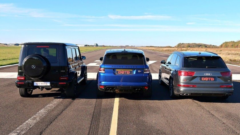 G63 AMG vs range Rover