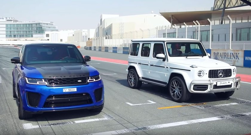 Range Rover Sport vs g63amg
