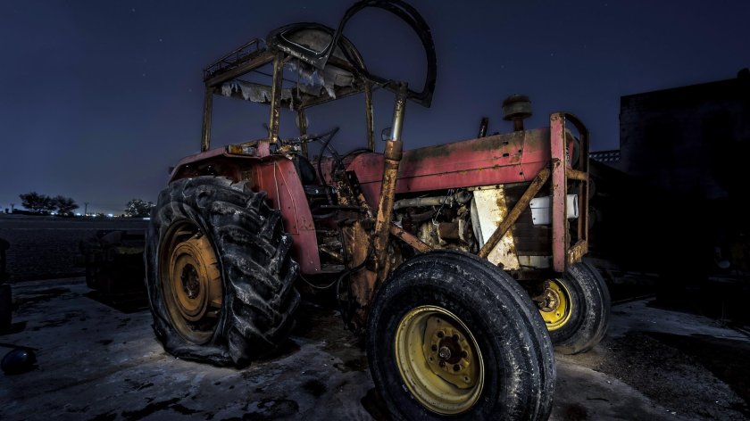 Страшный трактор