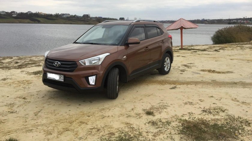 Хендай Крета коричневый