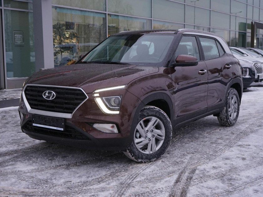 Хендай Крета 2022 коричневая
